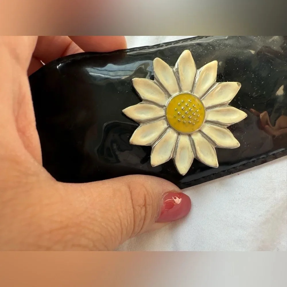 1990s Cottage Flower Power Daisy Belts